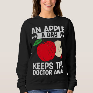 Sudadera Recolector De Frutas Una Manzana Al Día Mantiene A
