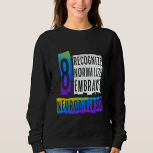 Sudadera Reconocer la normalización del autismo para abraza