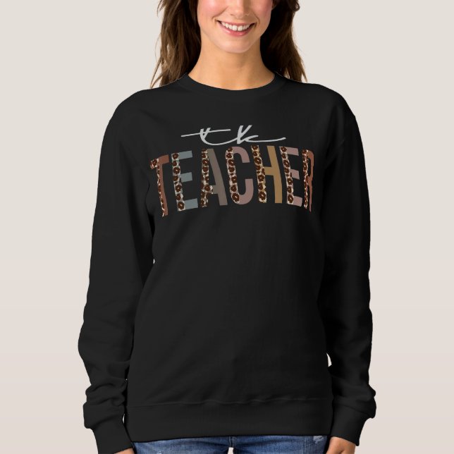 Sudadera Reconocimiento De La Maestra De Tk Leopard Por La  (Anverso)