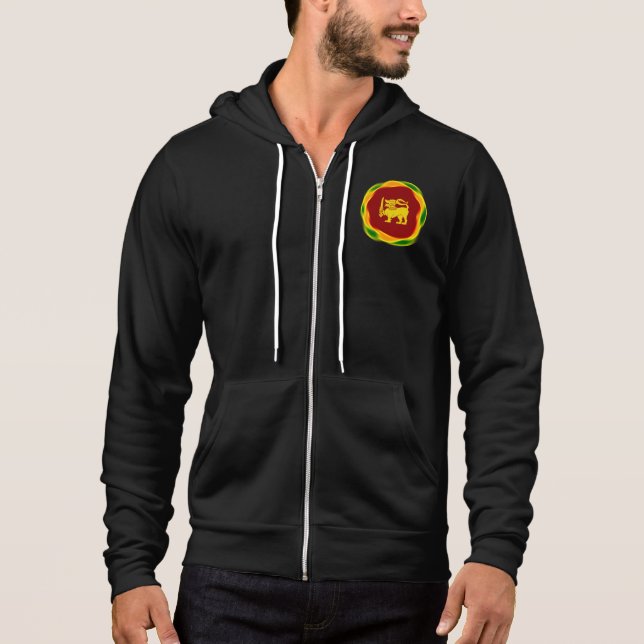 SUDADERA RECOPILACIÓN DE REGALOS DE BANDERA DE SRI LANKA - (Anverso)