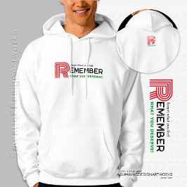 Sudadera Recordar cita verde rojo | Hoodie de los hombres b