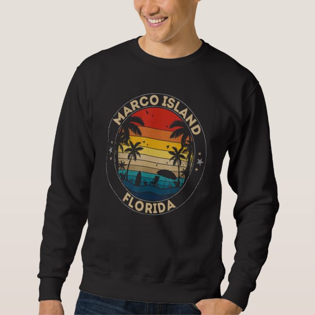 Sudadera Recordatorio de Florida de Marco Island Souvenir (Anverso)