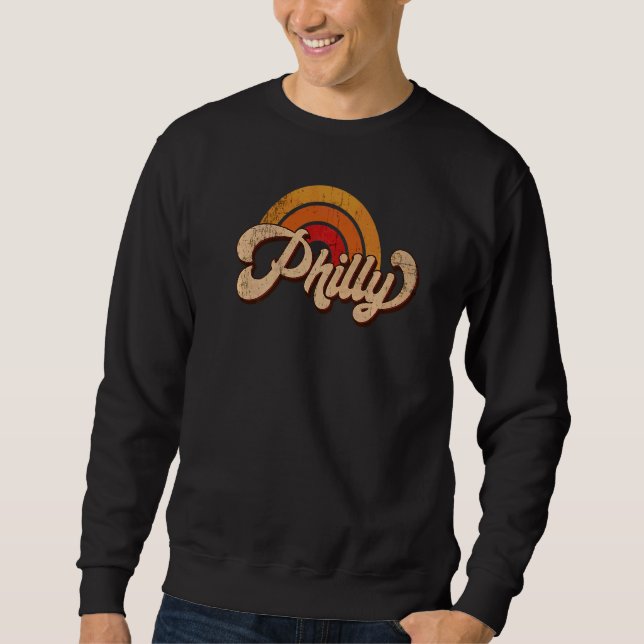 Sudadera Recordatorio de vacaciones en el arcoiris Philly V (Anverso)
