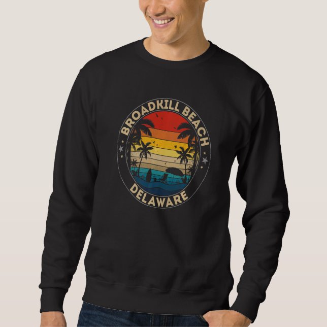 Sudadera Recordatorio Delaware de Broadkill Beach Souvenir (Anverso)