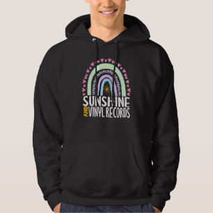 Sudadera Récords Sunshine Y Vinyl Cute Gráfico Arcoiris Wo