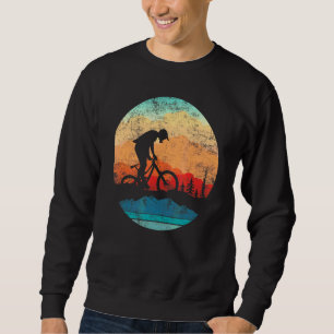 Sudadera Recorrido de ciclismo de montaña retro cuesta abaj