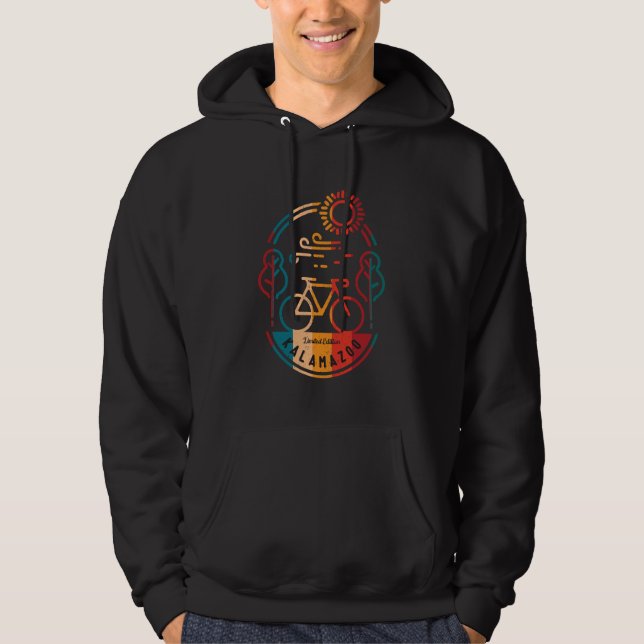 Sudadera Recorrido de ciclismo Retro Kalamazoo (Anverso)
