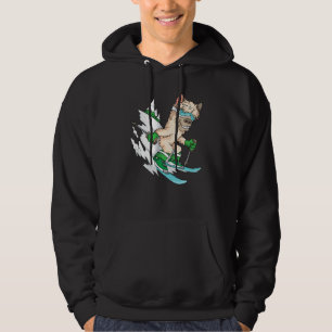 Sudadera Recorrido por Guay Alpaca Esquí Gracioso Animal Pu