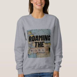Sudadera Recorriendo El Mapa Mundial