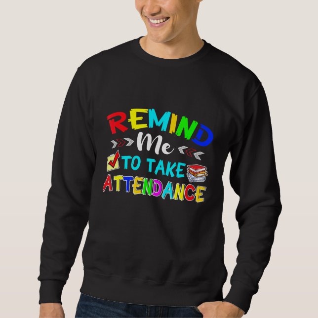 Sudadera Recuérdame Que Asistan (Anverso)