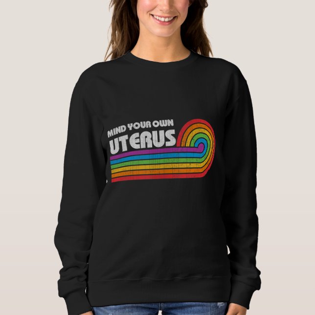Sudadera Recuerde su propia feminidad radical de derechos d (Anverso)