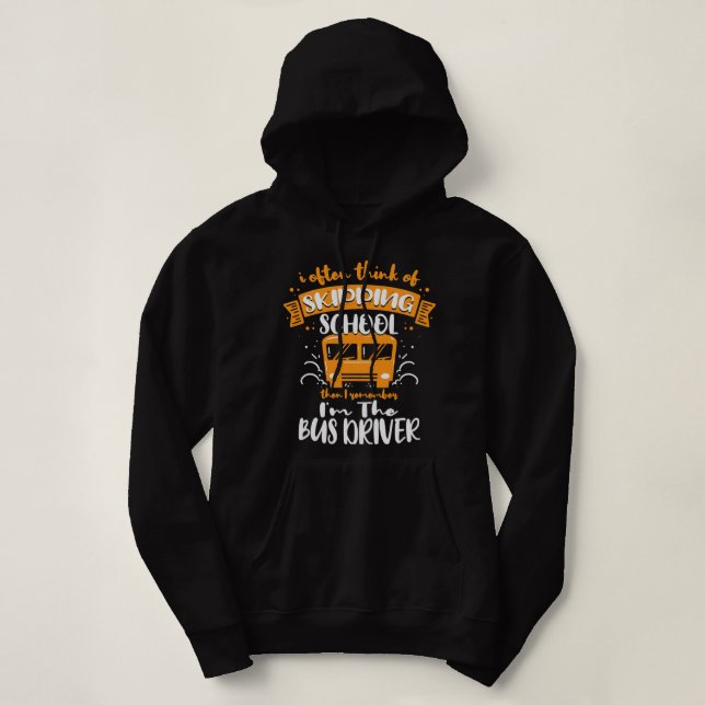 Sudadera Recuerdo a IM El Conductor De Autobús Escolar Funn (Diseño del anverso)