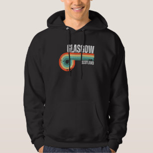 Sudadera Recuerdo Antiguo Ciudad Retro Glasgow Escocia