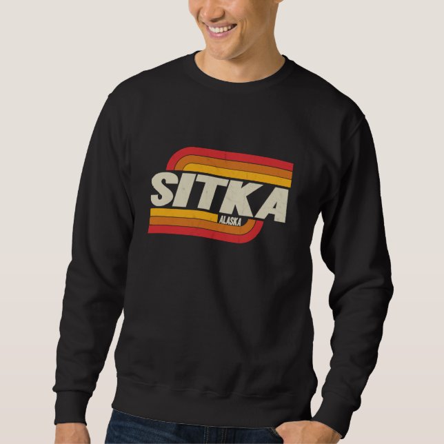 Sudadera Recuerdo Antiguo de Sitka AK (Anverso)