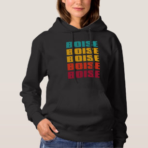 Sudadera Recuerdo de Boise Idaho  Retro Antiguo Boise