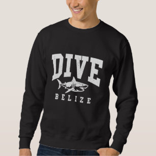 Sudadera Recuerdo de Buzo de Buceo de Tiburón de Belice
