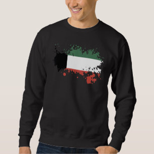 Sudadera Recuerdo de la Bandera Nacional de Kuwait para hom