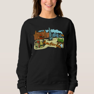 Sudadera Recuerdo de la ciudad de Ámsterdam Países Bajos pa