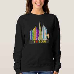 Sudadera Recuerdo de la ciudad de Dubái Emiratos Árabes Uni