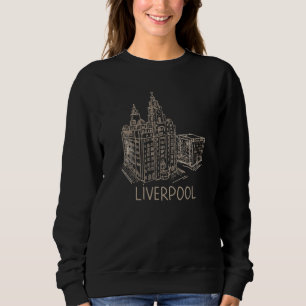 Sudadera Recuerdo de la ciudad de Liverpool Inglaterra Rein