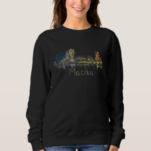 Sudadera Recuerdo de la ciudad de Macao China para hombres
