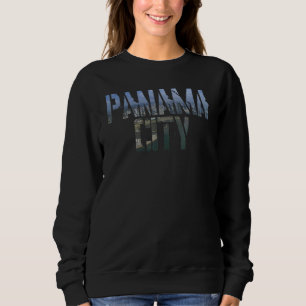 Sudadera Recuerdo de la Ciudad de Panamá Panamá para hombre