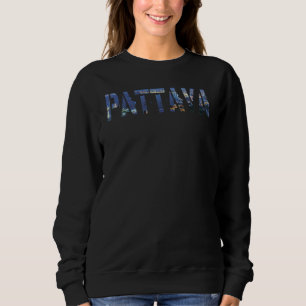 Sudadera Recuerdo de la ciudad de Pattaya Tailandia para ho