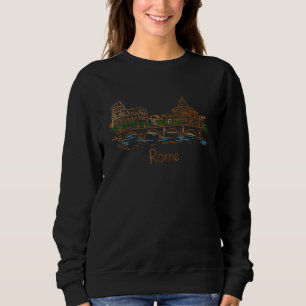 Sudadera Recuerdo de la ciudad de Roma Italia para hombres 