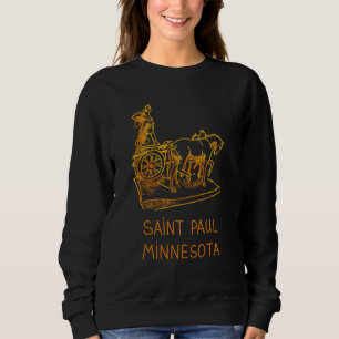 Sudadera Recuerdo de la ciudad de Saint Paul Minnesota para