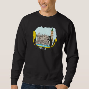 Sudadera Recuerdo de la ciudad de Venecia Italia para hombr