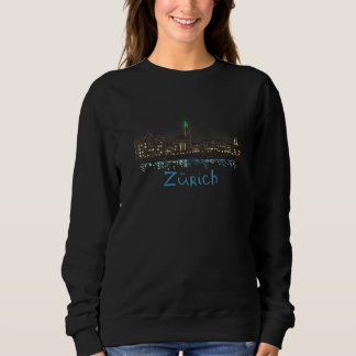 Sudadera Recuerdo de la ciudad de Zúrich Suiza para hombres