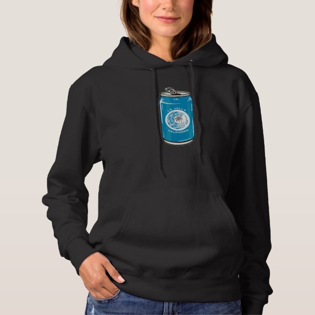 Sudadera Recuerdo de La Jolla California Ca Cerveza Refresc (Anverso)