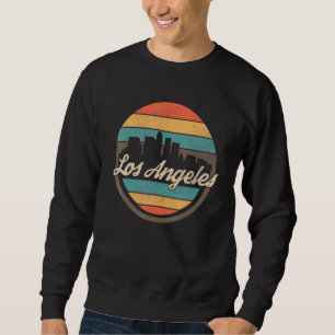 Sudadera Recuerdo de la silueta urbana retro vintage de Los