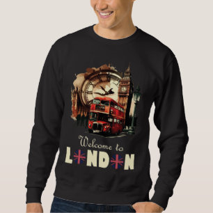 Sudadera Recuerdo de Londres Inglaterra para Hombres Mujere