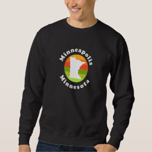 Sudadera Recuerdo de Minneapolis Minnesota al aire libre Am