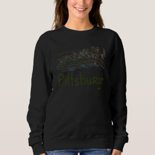 Sudadera Recuerdo de Pittsburgh City Pennsylvania para homb