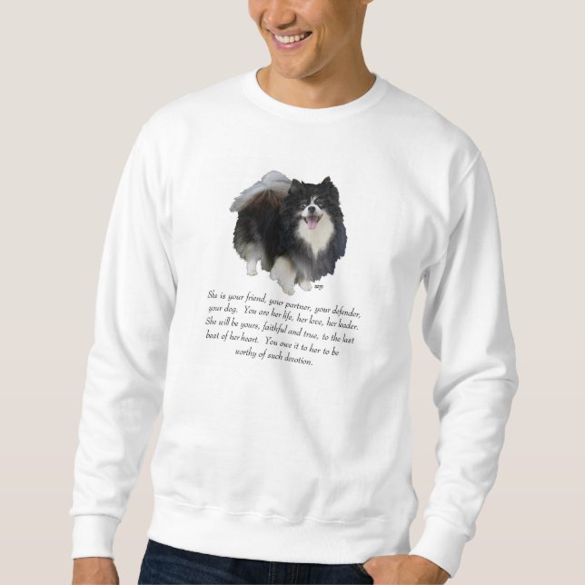 Sudadera Recuerdo de Pomerania Hembra (Anverso)
