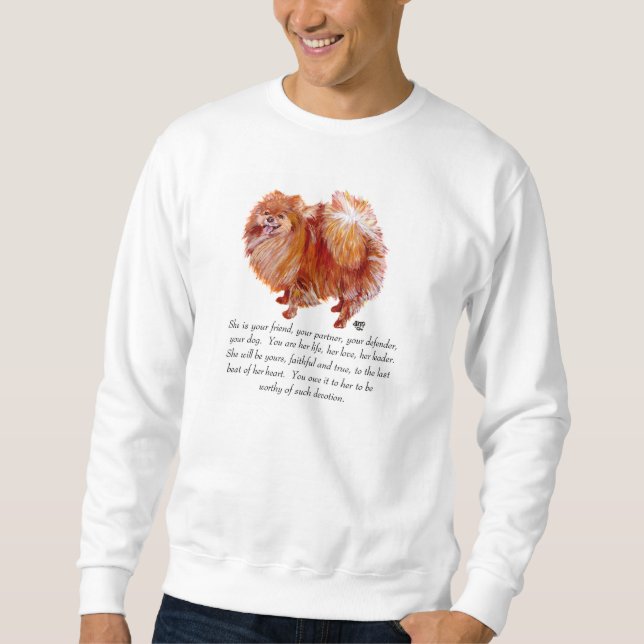 Sudadera Recuerdo de Pomerania Hembra (Anverso)