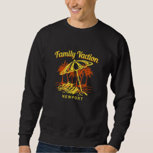 Sudadera Recuerdo de vacaciones familiares Newport Rhode Is