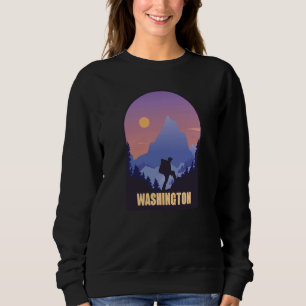 Sudadera Recuerdo de viaje de senderismo por el estado de W