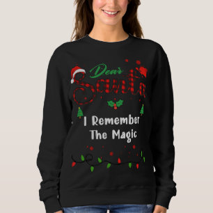 Sudadera Recuerdo la magia de la Navidad de Santa querido c
