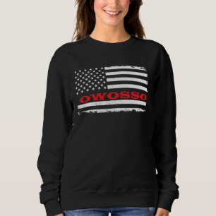 Sudadera Recuerdo Patriótico de la Bandera Americana de Mic