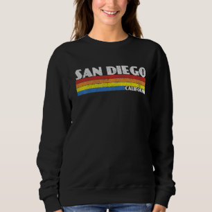 Sudadera Recuerdo Retro 80s California CA San Diego  