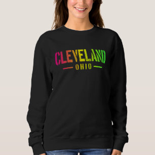 Sudadera Recuerdo retro Cleveland Ohio pastel vintage CLE