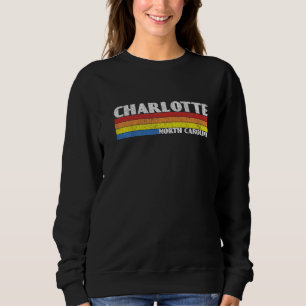 Sudadera Recuerdo retro de los 80 de Carolina del Norte NC 