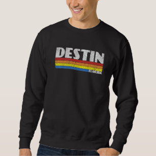 Sudadera Recuerdo retro de los 80 Destin Florida FL
