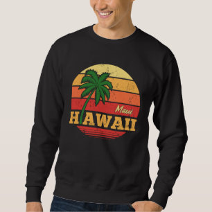 Sudadera Recuerdo Retro de Vacaciones Hermosas en MAUI Hawá
