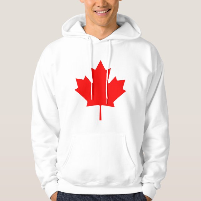 Sudadera Recuerdo rojo de la hoja de arce de Canadá del (Anverso)