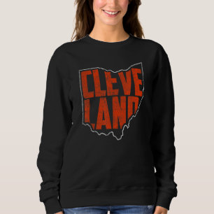Sudadera Recuerdo vintage retro Cleveland Ohio para niños y