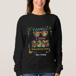 Sudadera Recuerdos de crucero familiar tropical Floral vera